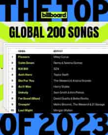 Billboard The Top Global 200 Songs Of 2023