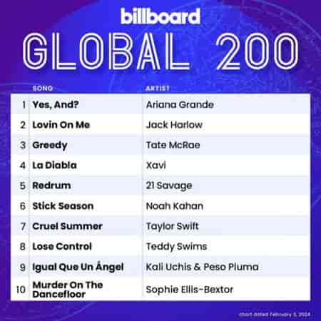 Billboard Global 200 Singles Chart [03.02] 2024